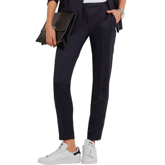 Stella McCartney Vivian wool navy pants - Picture 2 of 8